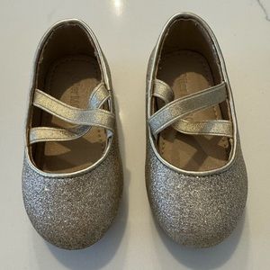 Gold sparkle ballet flats for Toddler - Walker size 5